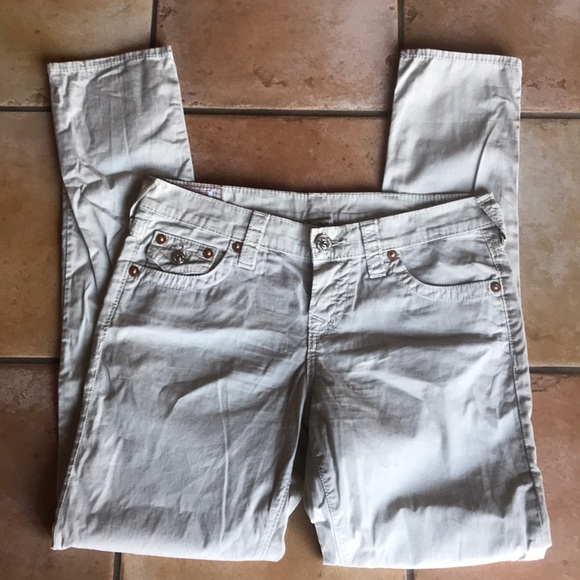 True religion skinny pants khaki Fits size 29 - Picture 3 of 5